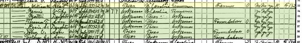 Other Williams Census