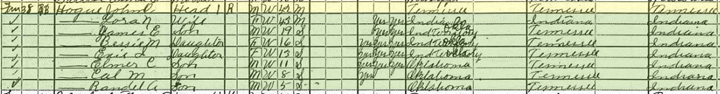 1920 Census