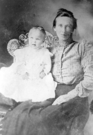 Family Focus on Lora Hogue and daughter Bessie Mae.