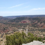 A view of the canyon from up above at the visitor's center.