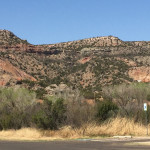 From our campsite down in the canyon.